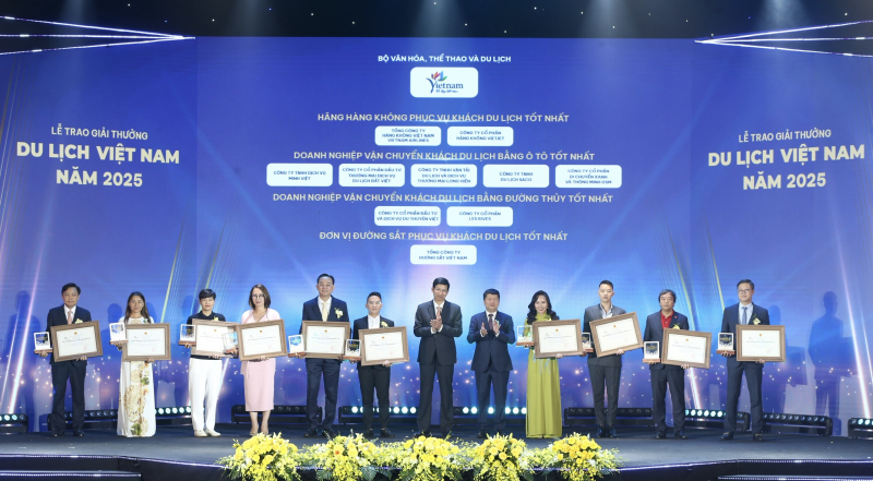 Giải thưởng Du lịch Việt Nam 2025 vinh danh 113 doanh nghiệp, đơn vị tiêu biểu -2