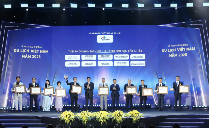 Giải thưởng Du lịch Việt Nam 2025 vinh danh 113 doanh nghiệp, đơn vị tiêu biểu -0
