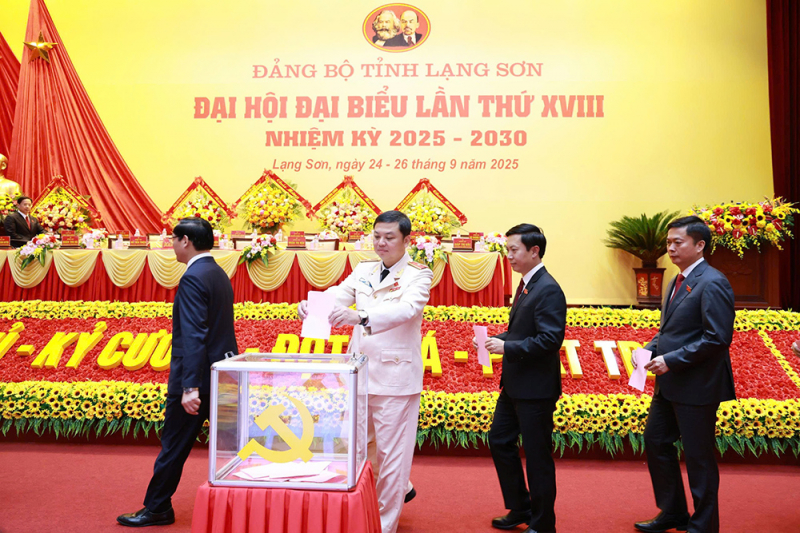 Đồng chí Hoàng Văn Nghiệm tái đắc cử Bí thư Tỉnh ủy Lạng Sơn nhiệm kỳ 2025-2030 -0