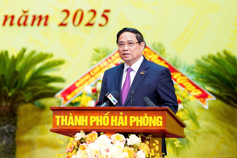 Thủ tướng Phạm Minh Chính dự, chỉ đạo Đại hội Đảng bộ TP Hải Phòng lần thứ I -0