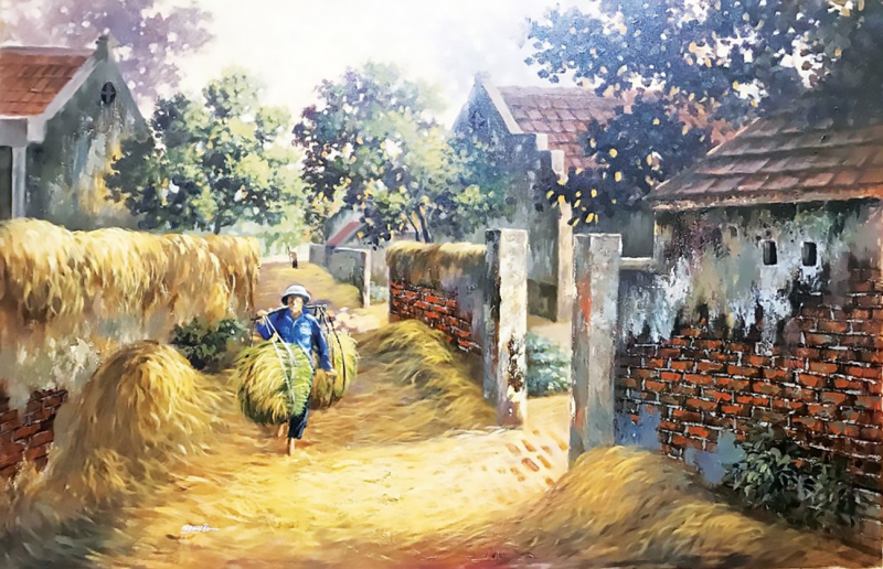 Ngủ ôm rơm, hơi ấm ổ rơm -0