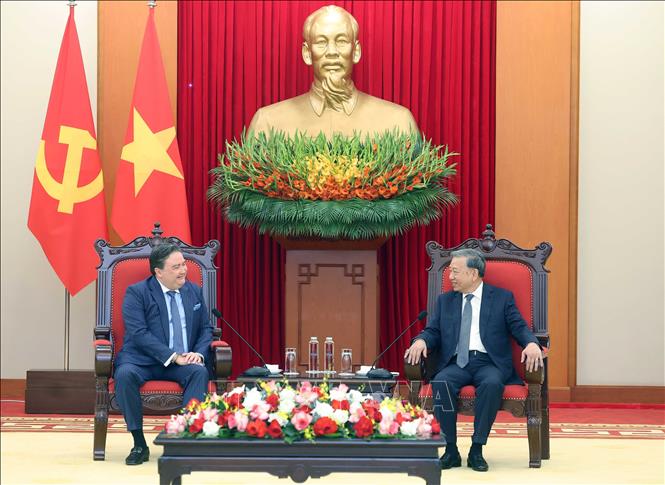 Tổng Bí thư Tô Lâm tiếp Đại sứ Hoa Kỳ Marc Knapper -1