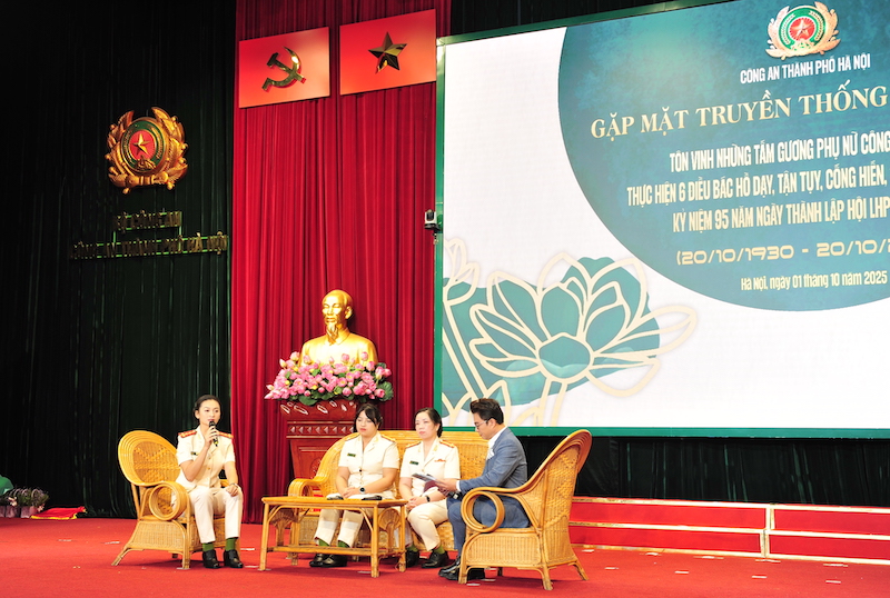 Lan tỏa được hình ảnh đẹp của người nữ chiến sĩ Công an Thủ đô -0