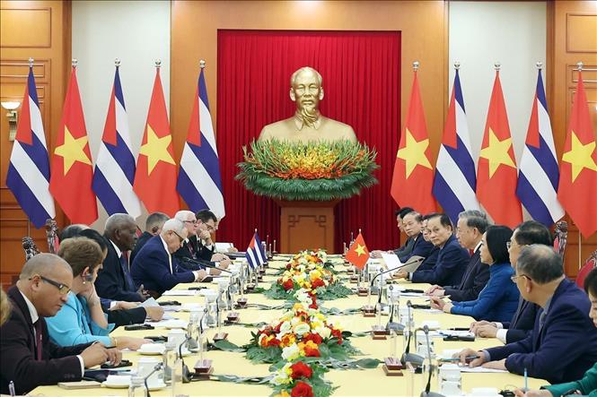 Tổng Bí thư Tô Lâm tiếp Chủ tịch Quốc hội Cuba -0