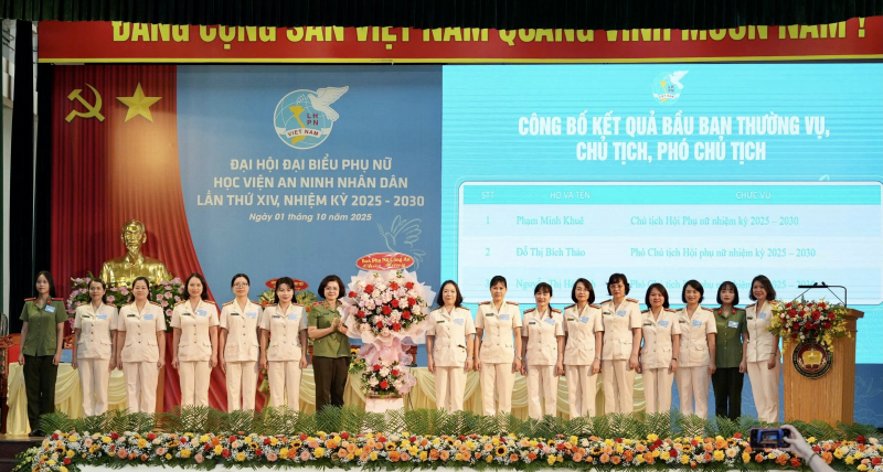 Hội phụ nữ Học viện ANND tiếp tục là điểm sáng tiêu biểu trong phong trào phụ nữ CAND -0