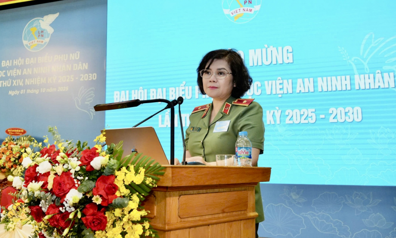 Hội phụ nữ Học viện ANND tiếp tục là điểm sáng tiêu biểu trong phong trào phụ nữ CAND -0