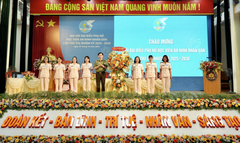 Hội phụ nữ Học viện ANND tiếp tục là điểm sáng tiêu biểu trong phong trào phụ nữ CAND -0
