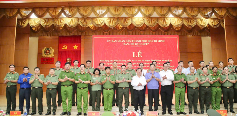 Phát động cao điểm tấn công tội phạm, đảm bảo ANTT Đại hội Đại biểu Đảng bộ TP Hồ Chí Minh -0