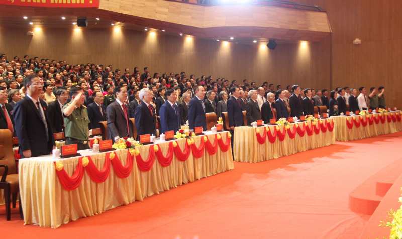 Bộ trưởng Lương Tam Quang dự, chỉ đạo Đại hội đại biểu Đảng bộ TP Huế lần thứ XVII -0