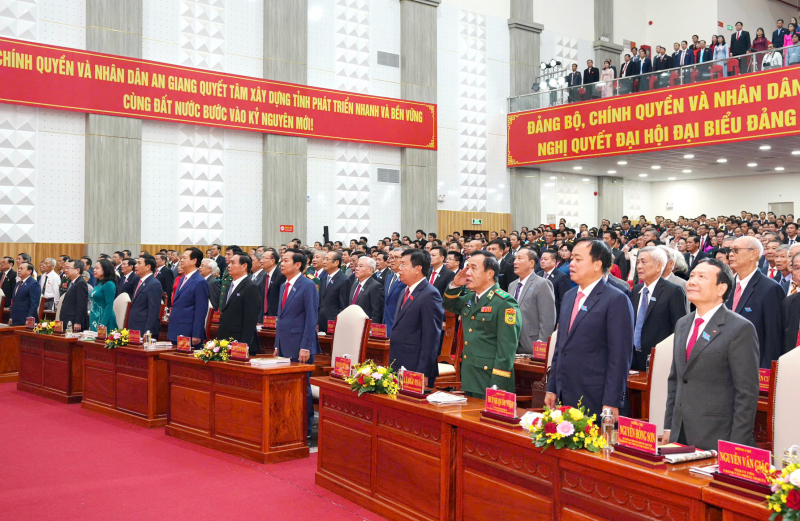 Khai mạc Đại hội đại biểu Đảng bộ tỉnh An Giang nhiệm kỳ 2025 – 2030 -0