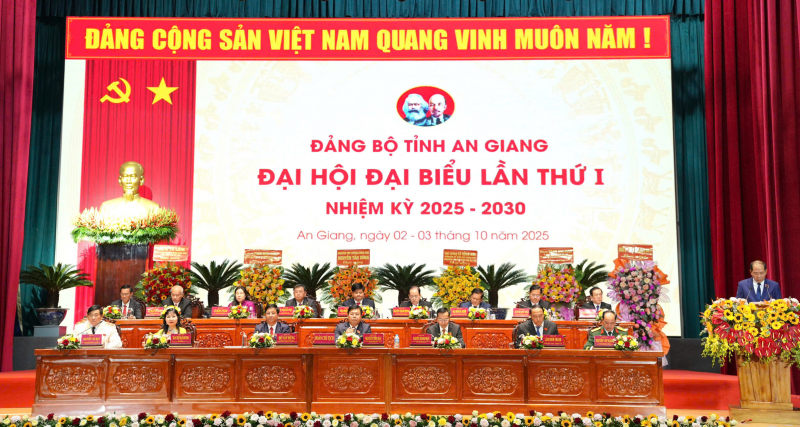 Khai mạc Đại hội đại biểu Đảng bộ tỉnh An Giang nhiệm kỳ 2025 – 2030 -0