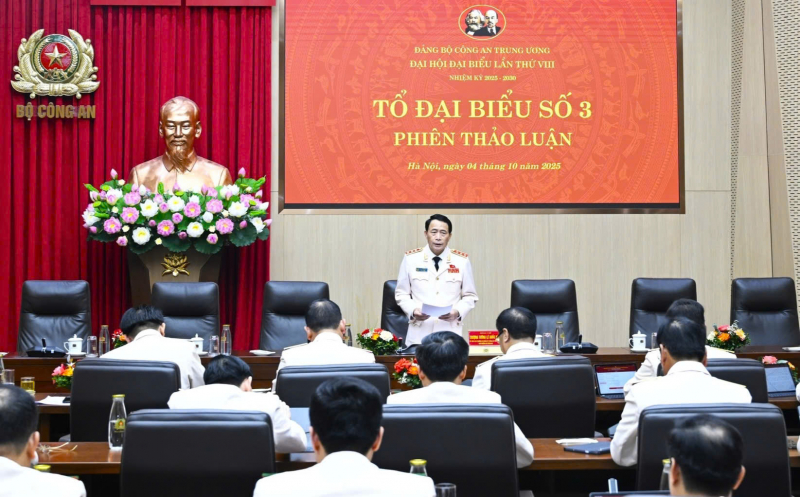 Tâm huyết, trách nhiệm Phiên thảo luận tổ tại Đại hội đại biểu Đảng bộ Công an Trung ương lần thứ VIII -0