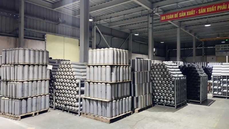 Giám đốc Công ty Tomoken sản xuất hàng triệu bình chữa cháy giả -2