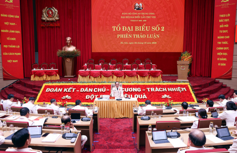 Tâm huyết, trách nhiệm Phiên thảo luận Tổ Đại hội đại biểu Đảng bộ Công an Trung ương lần thứ VIII -0