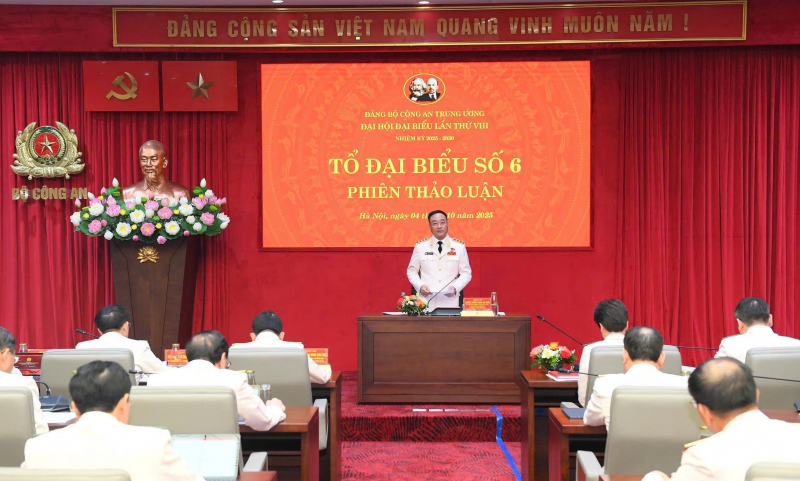 Tâm huyết, trách nhiệm Phiên thảo luận Tổ Đại hội đại biểu Đảng bộ Công an Trung ương lần thứ VIII -0