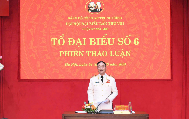 Tâm huyết, trách nhiệm Phiên thảo luận Tổ Đại hội đại biểu Đảng bộ Công an Trung ương lần thứ VIII -1