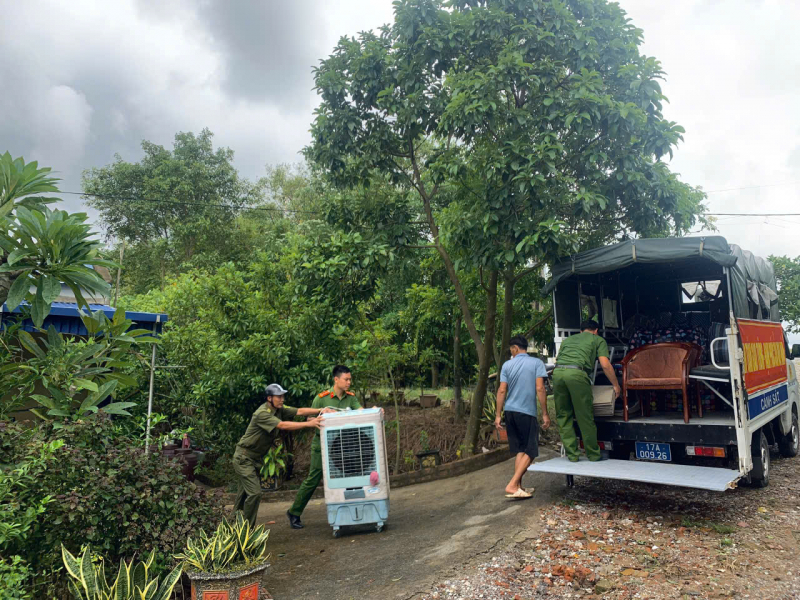 Công an các địa phương khẩn trương triển khai ứng phó bão số 11 -0