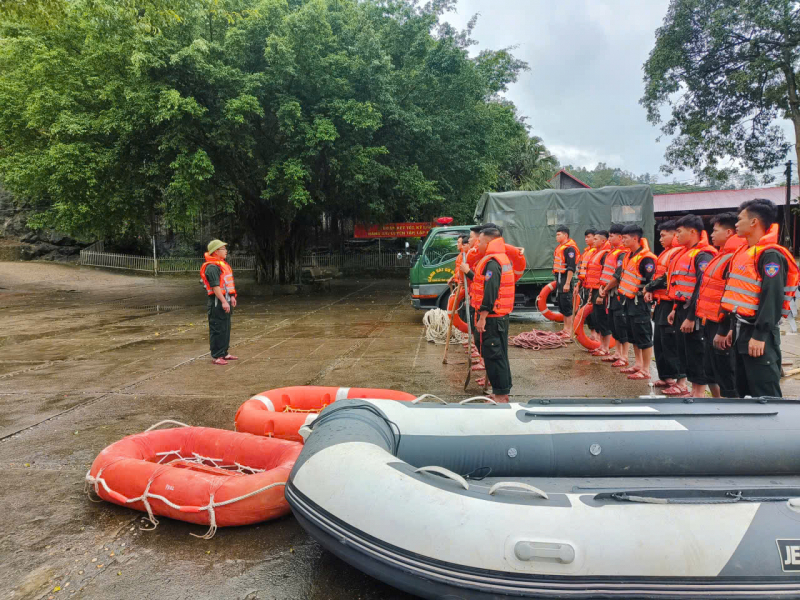 Công an các địa phương khẩn trương triển khai ứng phó bão số 11 -0