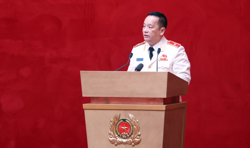 Đại hội đại biểu Đảng bộ Công an Trung ương lần thứ VIII thảo luận tại hội trường -1