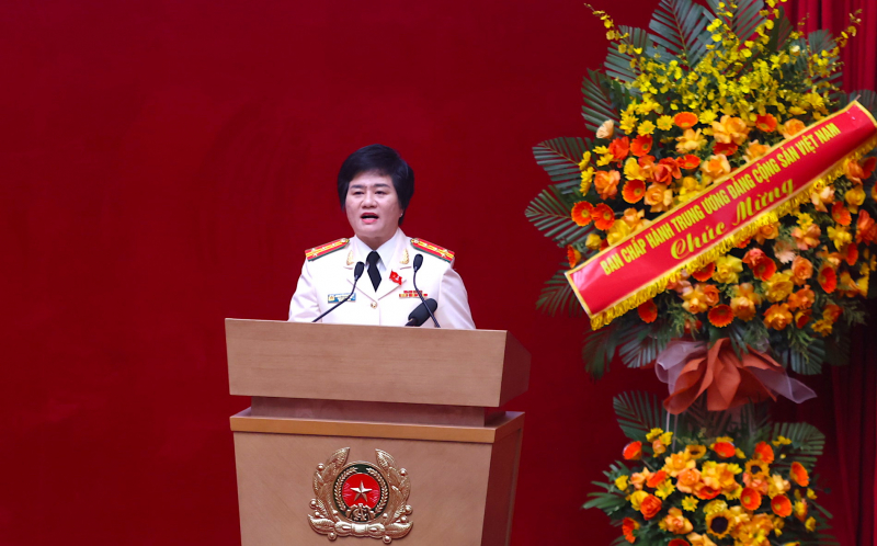 Đại hội đại biểu Đảng bộ Công an Trung ương lần thứ VIII thảo luận tại hội trường -2