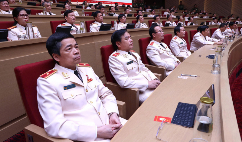 Toàn cảnh Đại hội đại biểu Đảng bộ Công an Trung ương lần thứ VIII -1