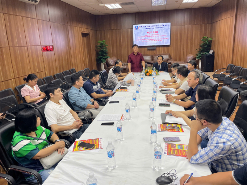 Họp báo về Lễ kỷ niệm 80 năm Ngày truyền thống Luật sư Việt Nam và Hội nghị Law Asia lần thứ 38 -0