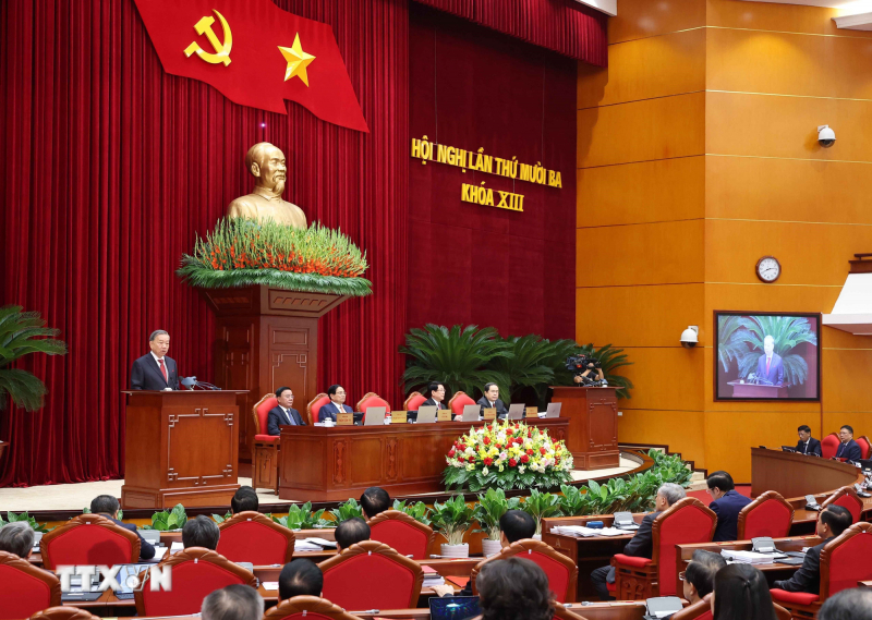 Toàn văn phát biểu của Tổng Bí thư Tô Lâm tại Phiên khai mạc Hội nghị TW thứ 13 -0