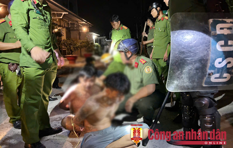 Tạm giữ 9 đối tượng cầm đầu trong vụ học viên cai nghiện bỏ trốn ở An Giang -0