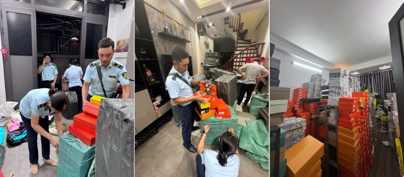 Phát hiện gần 6.000 sản phẩm giày dép giả mạo nhãn hiệu nổi tiếng  -0