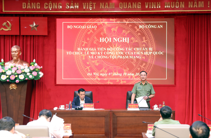 Chuẩn bị chu đáo, bảo đảm an ninh tuyệt đối cho Lễ mở ký Công ước Hà Nội -0