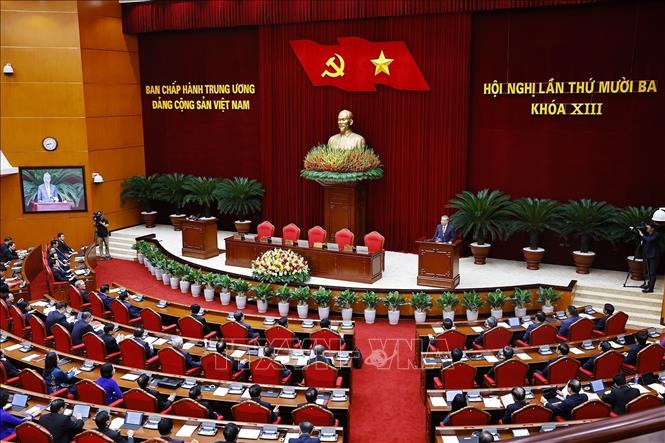 Bế mạc Hội nghị lần thứ 13 Ban Chấp hành Trung ương Đảng khóa XIII -0