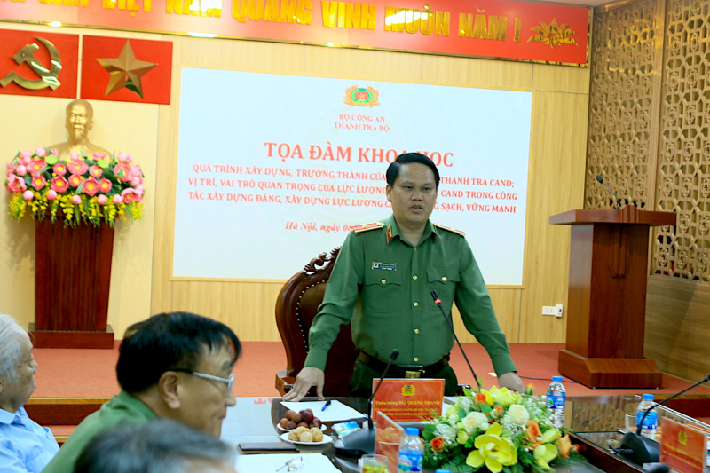 Xây dựng cán bộ thanh tra CAND 