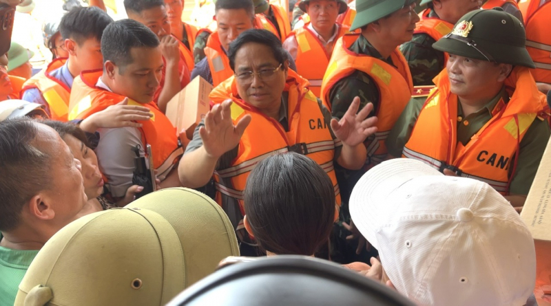 Thủ tướng Phạm Minh Chính thị sát tình hình, thăm hỏi người dân Thái Nguyên bị ảnh hưởng bão số 11 -0