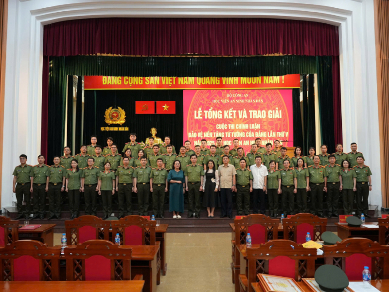 Học viện ANND tổng kết và trao giải Cuộc thi 