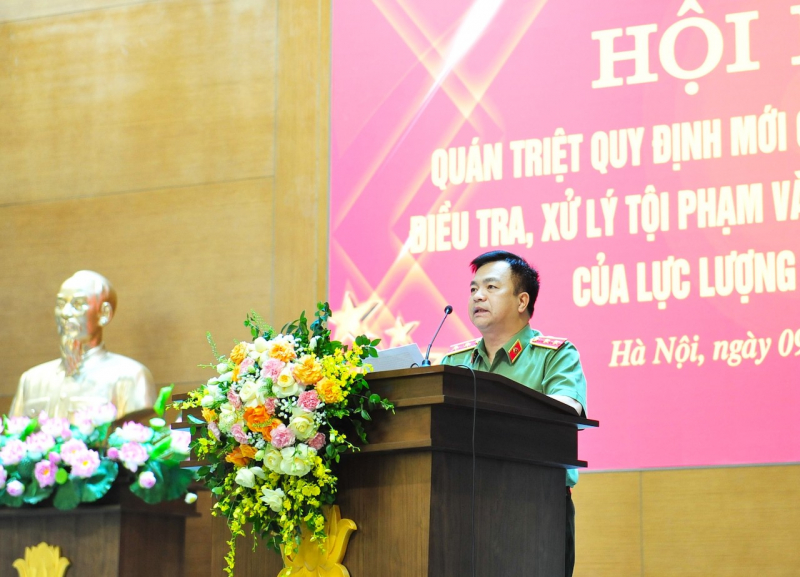 Lực lượng An ninh điều tra quán triệt quy định mới của pháp luật về công tác điều tra, xử lý tội phạm -0