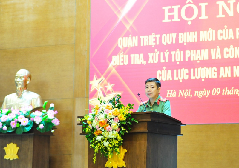 Lực lượng An ninh điều tra quán triệt quy định mới của pháp luật về công tác điều tra, xử lý tội phạm -0