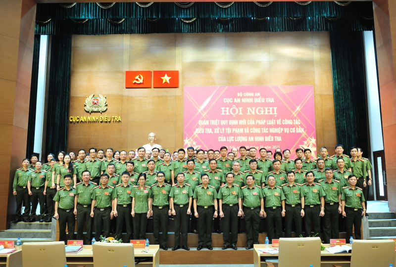 Lực lượng An ninh điều tra quán triệt quy định mới của pháp luật về công tác điều tra, xử lý tội phạm -0