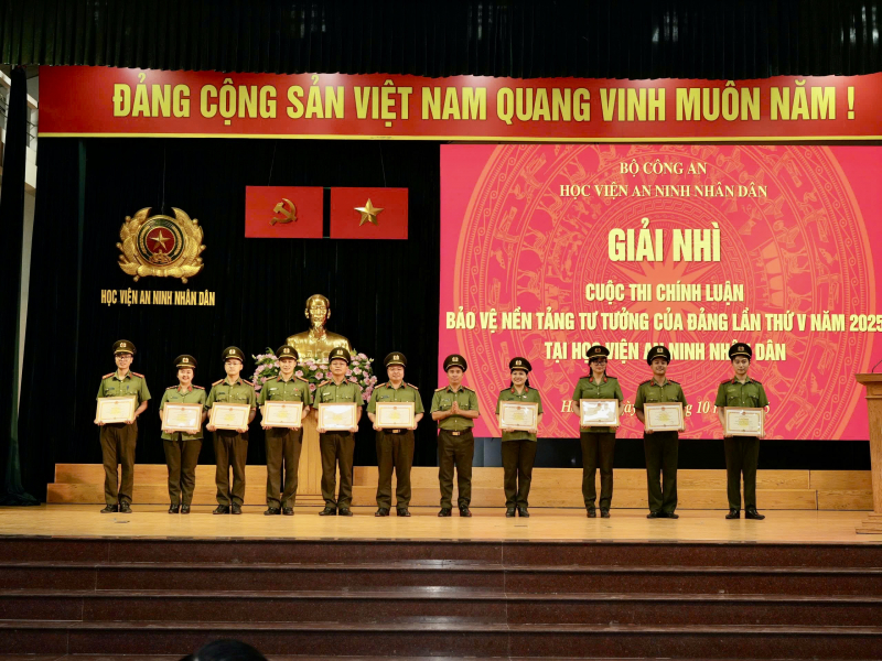 Học viện ANND tổng kết và trao giải Cuộc thi 