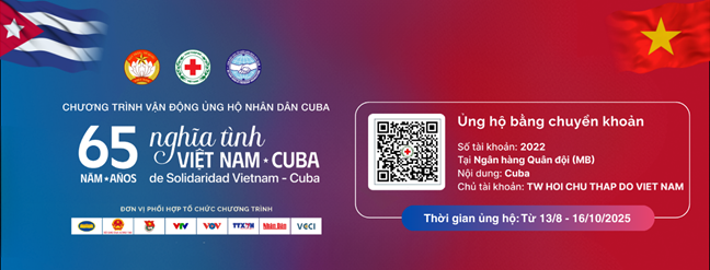 Chung tay ủng hộ nhân dân Cuba và đồng bào bị thiệt hại do thiên tai, lũ lụt -0