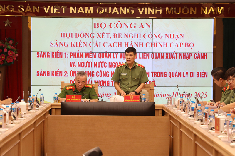 Đánh giá sáng kiến cải cách hành chính cấp Bộ của Công an tỉnh Quảng Ninh -0