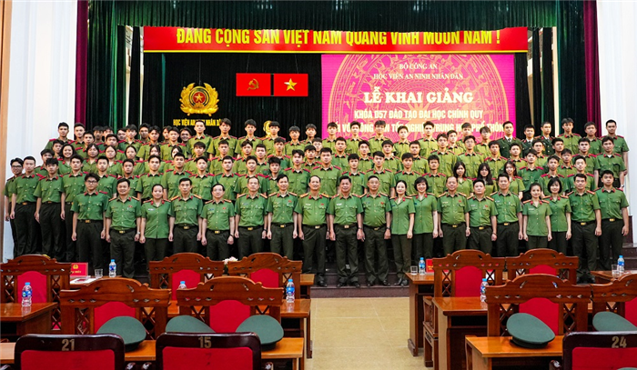 Học viện ANND khai giảng Khóa D57 đào tạo đại học chính quy -0