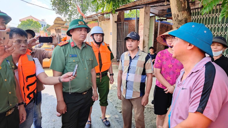 Bộ Công an chỉ đạo công tác ứng phó lụt bão tại địa bàn bị ảnh hưởng nặng nề trong đợt lũ lịch sử -0