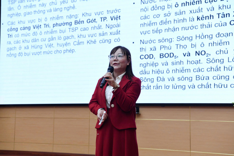 Tập huấn công tác bảo vệ môi trường, ứng phó biến đổi khí hậu cho Công an cấp xã -0