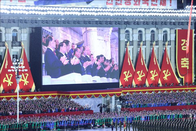 Tổng Bí thư Tô Lâm dự Lễ duyệt binh kỷ niệm 80 năm thành lập Đảng Lao động Triều Tiên -0