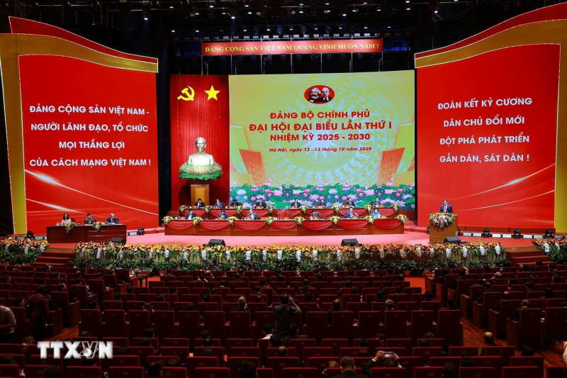 Đại hội đại biểu Đảng bộ Chính phủ lần thứ I họp phiên trù bị -0