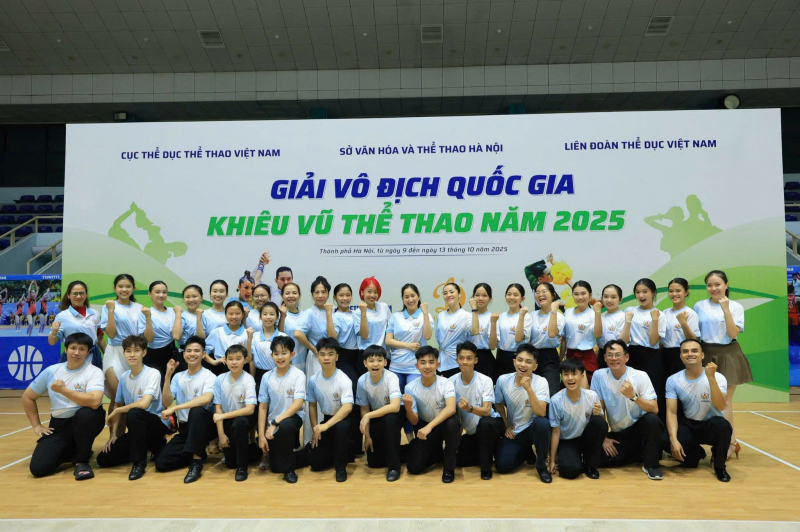 Đội Khiêu vũ CAND giành 8 huy chương tại Giải Vô địch Quốc gia 2025 -0