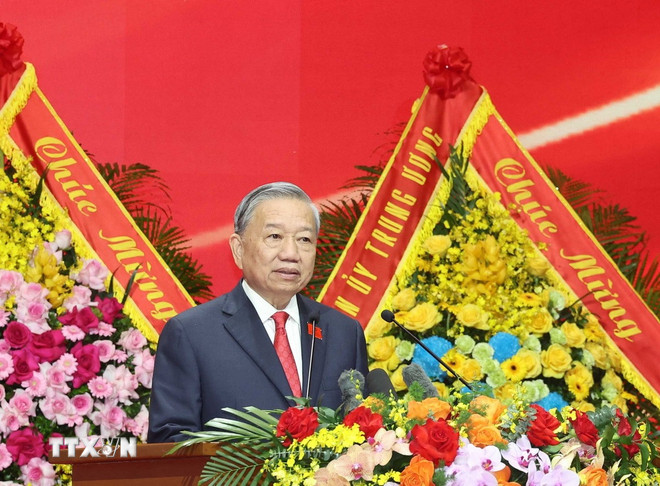 Phát biểu của Tổng Bí thư Tô Lâm tại Đại hội Đảng bộ Chính phủ lần thứ nhất -0