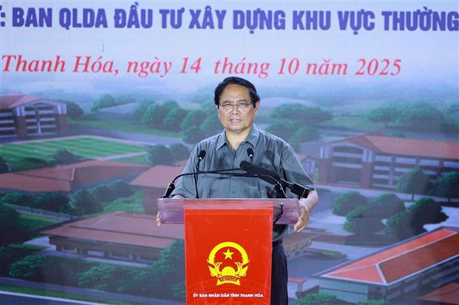 Thủ tướng Phạm Minh Chính dự khởi công trường học tại xã biên giới Bát Mọt, tỉnh Thanh Hoá -0