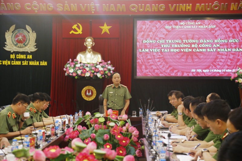 Đưa Học viện CSND trở thành cơ sở giáo dục uy tín trong khối các trường Cảnh sát khu vực ASEAN -0