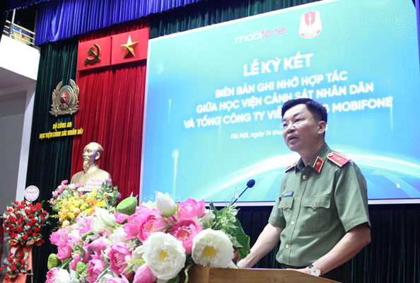 MobiFone và Học viện Cảnh sát nhân dân ký kết Biên bản ghi nhớ hợp tác toàn diện -0